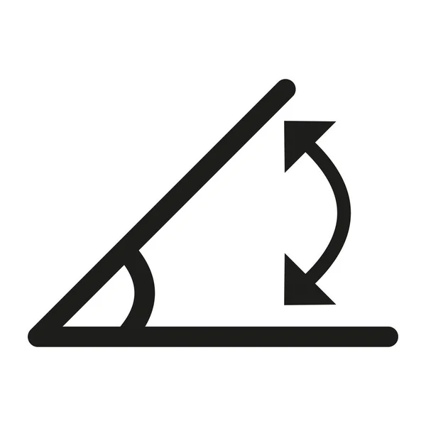 Angle Icon Different Angle Vector Illustration — Stockový vektor