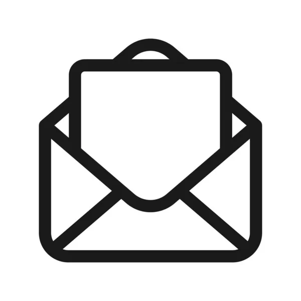 Mail Mail Line Icon Email Envelope Letter Vector Illustration — Stockvector