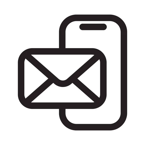 Subscribe Newsletter Icon Digital Marketing Mail Advertising Vector Illustration — Stockvector