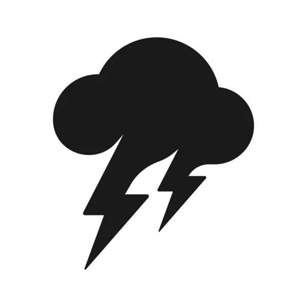 Rain Stormy Icon Tornado Storm Vector Illustration — Vettoriale Stock