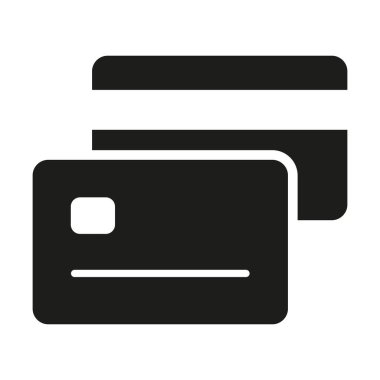 Credit card icon. internet payment card vector illustration