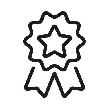 Bonus points, Discount icon. Loyalty star line, vector illustration