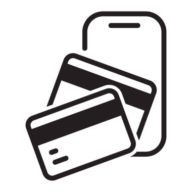 Digital wallet icon. Online finance, e-commerce vector illustration