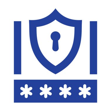 Password secret icon. Pin Code lock vector illustration