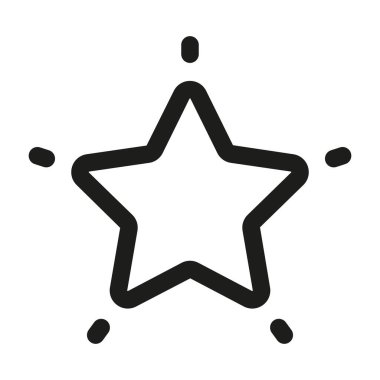 Bonus points, Discount icon. Loyalty star line, vector illustration