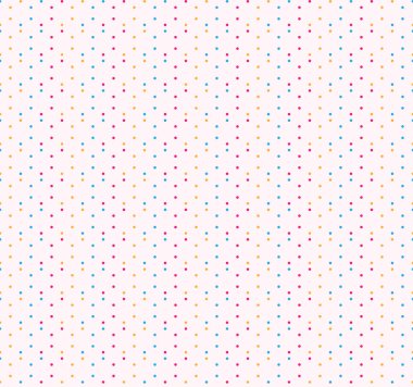 Kusursuz renkli nokta desenli tasarım. vektör