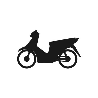Motorbike icon, Motorcycle symbol, vector