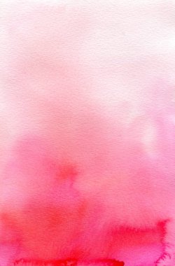 Soyut pembe sıçrama, leke, leke. Kartpostal tasarımı için suluboya parlak arkaplan, davet şablonu