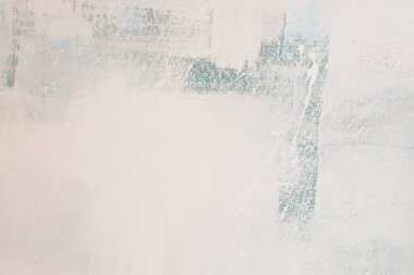 Soyut sanat geçmişi. Tuval üzerine yağlı boya boya. Mavi ve beyaz dokular. Sanat eserinin bir parçası. Akrilik boya lekeleri. Modern sanat. Çağdaş sanat. Yağlı boya.