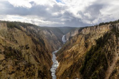 Yellowstone Ulusal Parkı, Idaho, Wyoming, Bison, Gayzerler, Dağlar, Grand Tetons
