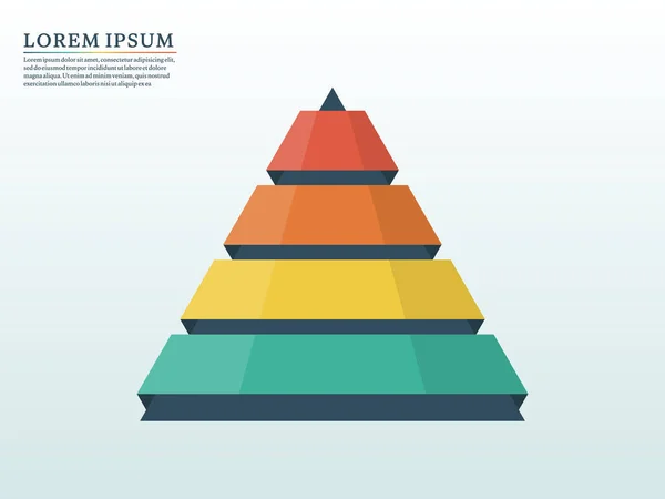 Satış hunisi, üçgen şeması veya piramit diyagramının aşamalarına sahip ticari bilgi grafikleri