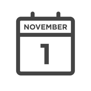 1 Kasım Takvim Günü veya Tarih ve Randevu Tarihi