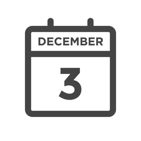 December Calendar Day Calender Date Deadline Appointment Stock Vector by  ©bearsky23@yahoo.com 535509536