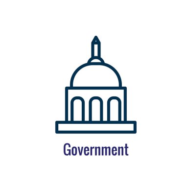 Hükümet veya Yönetim Simgesi yatırım için sosyal değişim imajı gösteriyor, ESG