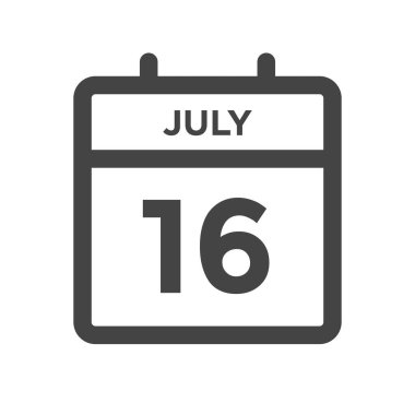 16 Temmuz Takvim Günü ya da Tarih ve Randevu Tarihi