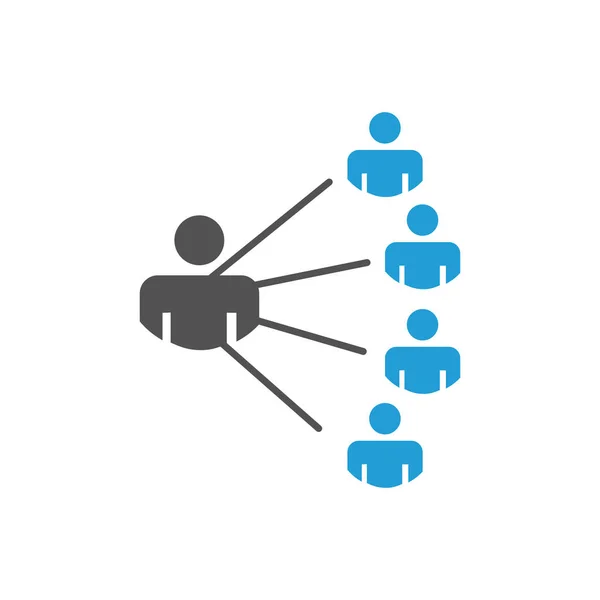 Icon Infected People Using Contact Tracing Contain Spread Coronavirus Contact — Stockvector