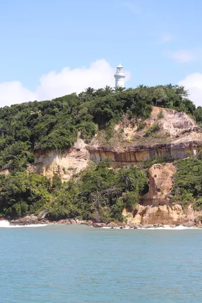 Igreja histrica de morro de So Paulo- Farol de morro de So Paulo