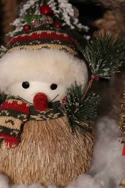 Weihnachtsschmuck Teddybären Und Sterne — Stockfoto