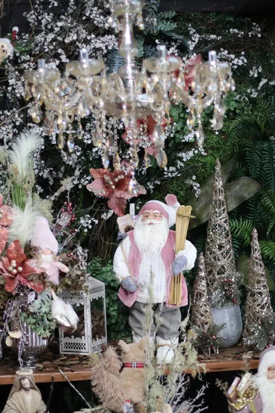 Papai Noel Com Roupas Natal — Fotografia de Stock