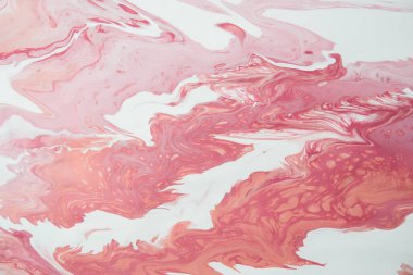 Akrilik boya. Yaratıcı soyut el boyası arka plan, akışkan sanat. Modern sanat. Çağdaş sanat. Duvar kağıdı, doku, tuvaldeki akrilik boya parçasını kapat.