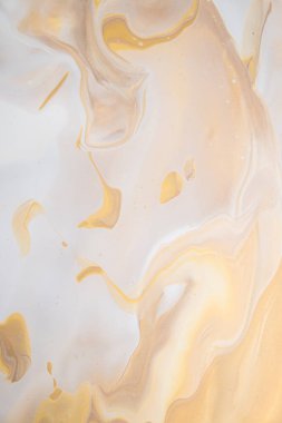 Modern sanat. Mermer dokusu. Yaratıcı soyut el boyası arka plan, duvar kağıdı, doku, akrilik sıvı sanatının yakın plan parçası. Soyut renkli arka plan, duvar kağıdı. Boyalar karıştırılıyor.