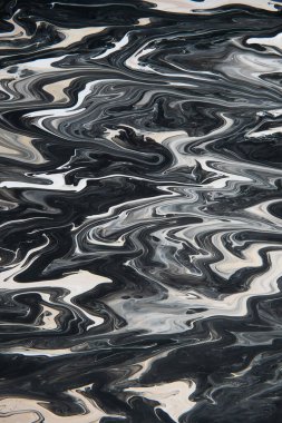Akrilik boya. Akışkan sanat. Uzay soyut arkaplanı. Yaratıcı soyut el yapımı arka plan, çağdaş sanat. Duvar kağıdı, doku, tuvaldeki akrilik boya parçasını kapat. Modern sanat.