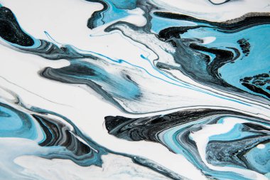 Tuvale resim yapmak. Modern sanat. Sıvı Sanat. Yaratıcı soyut el boyası arka plan, duvar kağıdı, doku, boya karışımı. Akrilik soyut renkli arkaplan parçası, duvar kağıdı. Mermer dokusu.