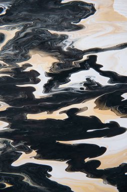 Akrilik boya. Akışkan sanat. Modern sanat. Uzay soyut arkaplanı. Yaratıcı soyut el yapımı arka plan, çağdaş sanat. Duvar kağıdı, doku, tuvaldeki akrilik boya parçasını kapat.