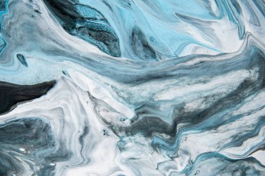 Akrilik mermer dokusu. Soyut renkli arka plan, duvar kağıdı. Tuvale resim yapmak. Modern sanat. Sıvı Sanat. Yaratıcı soyut el boyası arkaplan, duvar kağıdı, doku, boya karıştırma.