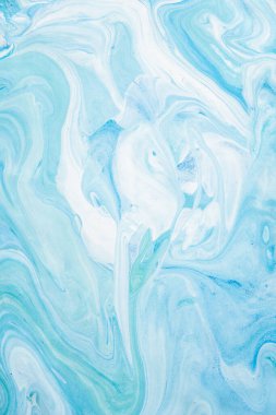 Tuvale resim yapmak. Modern sanat. Sıvı Sanat. Yaratıcı soyut el boyası arka plan, duvar kağıdı, doku, boya karışımı. Akrilik soyut renkli arkaplan parçası, duvar kağıdı. Mermer dokusu.