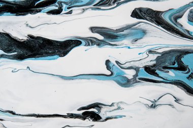 Boyaları karıştırıyorum. Akrilik soyut renkli arkaplan parçası, duvar kağıdı. Mermer dokusu. Tuvale resim yapmak. Modern sanat. Sıvı Sanat. Yaratıcı soyut el boyası arka plan, duvar kağıdı, doku,