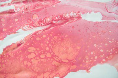 Yaratıcı soyut el yapımı arka plan, çağdaş sanat. Duvar kağıdı, doku, tuvaldeki akrilik boya parçasını kapat. Akrilik boya. Akışkan sanat. Modern sanat.