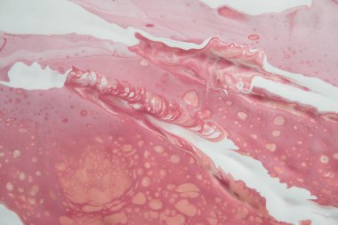 Yaratıcı soyut el boyası arka plan, akrilik resimler. Akışkan sanat. Modern sanat. Çağdaş sanat. Duvar kağıdı, doku, tuvaldeki akrilik boya parçasını kapat.