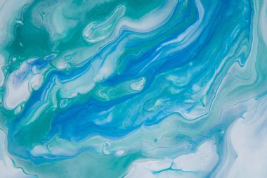 Yaratıcı soyut el boyası arka plan, duvar kağıdı, doku, akrilik mermer dokusu. Sıvı Sanat. Soyut renkli arka plan, modern sanat. Duvar kağıdı. Tuvale resim yapmak. Boyalar karıştırılıyor.