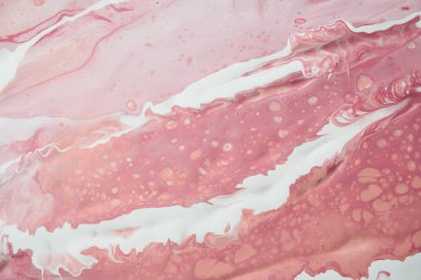 Akrilik boya. Akışkan sanat. Modern sanat. Çağdaş sanat. Duvar kağıdı, doku, tuvaldeki akrilik boya parçasını kapat. Yaratıcı soyut el boyaması arkaplan,