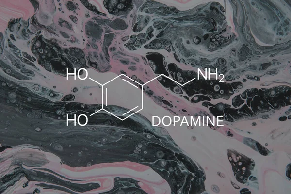 Dopamine Chemisch Formule Concept — Stockfoto