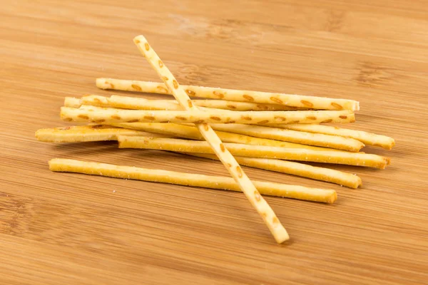 Zufälliger Stapel Von Mais Snacks Von Oben Nach Unten Blick — Stockfoto