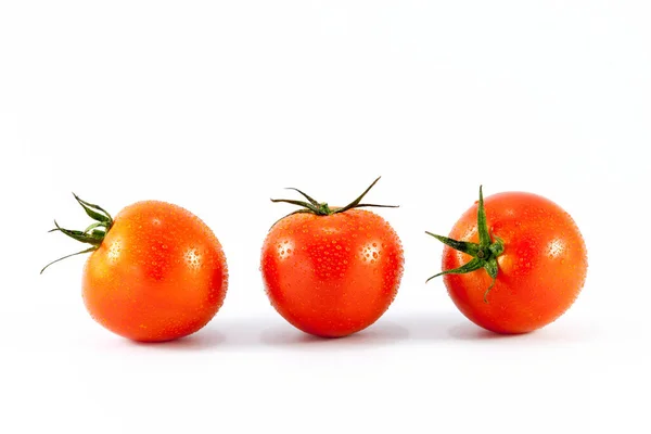 Rajčata Zelenina Izolovaných Bílém Pozadí — Stock fotografie