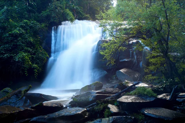 Waterfall Rainforest Intanon National Park Chiangmai Province North Thailand — Stockfoto