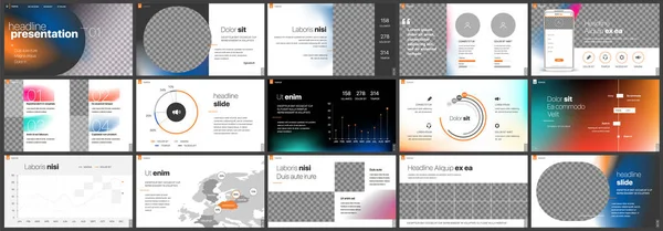 Element För Infographics Vit Bakgrund Presentation Mallar Använder Presentationen Reklamblad — Stock vektor
