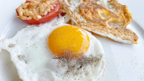 Läckra Traditionella Turkiska Matdelikatesser Morgon Turkisk Frukost — Stockfoto