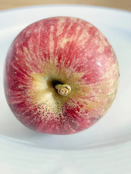 Oblíbené Vitamínové Ovoce Zimního Období Jablko — Stock fotografie