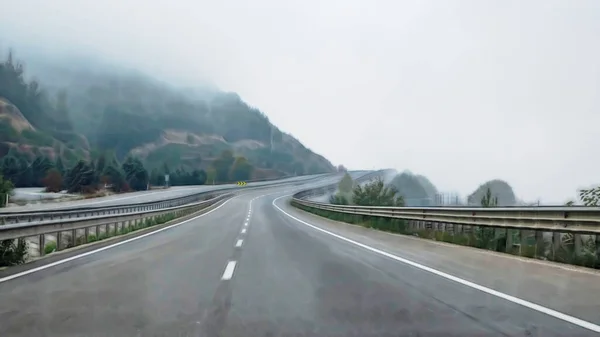 Beleza Tirar Fôlego Natureza Para Fundo Natureza Transporte Por Estrada — Fotografia de Stock