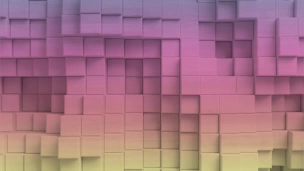 几何形状的运动效果 背景的颜色 — 图库视频影像