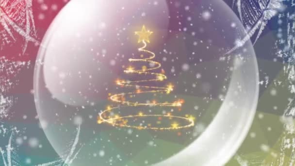Zázemí Pro Vánoce Nový Rok — Stock video