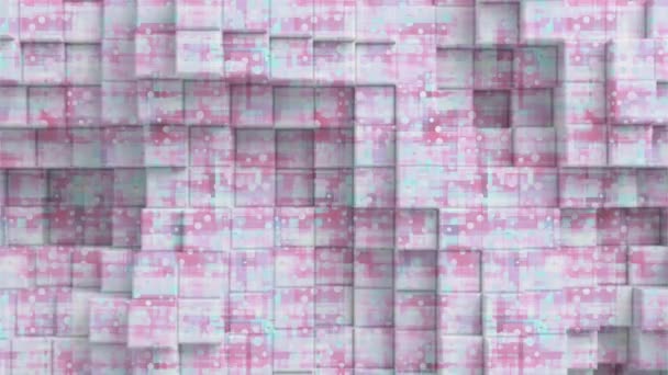Efeito Movimento Com Formas Geométricas Cores Para Fundo — Vídeo de Stock