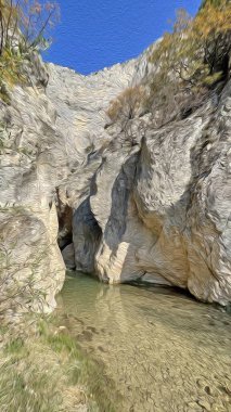 harmankoy, Bilecik, Türkiye-30 Ekim 2021.Harmankoy, tarihi, yeşil ve doğal güzellikleriyle Türkiye 'nin Bilecik ilçesinin büyüleyici köyü. 