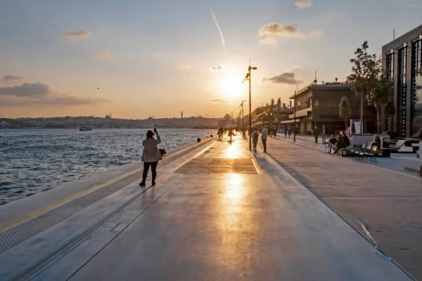 Karakoy Istanbul Turecko Listopadu 2021 Istanbulský Nový Výletní Přístav Galataport — Stock fotografie
