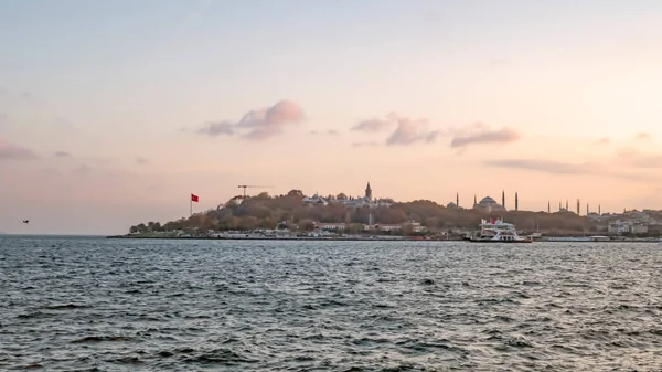 Galataport Istanbul Turkey November 2021 Bosphorus Unique Istanbul View Galataport — Stock Photo, Image