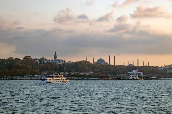 Galataport Istanbul Turkey November 2021 Bosphorus Unique Istanbul View Galataport — Stock Photo, Image